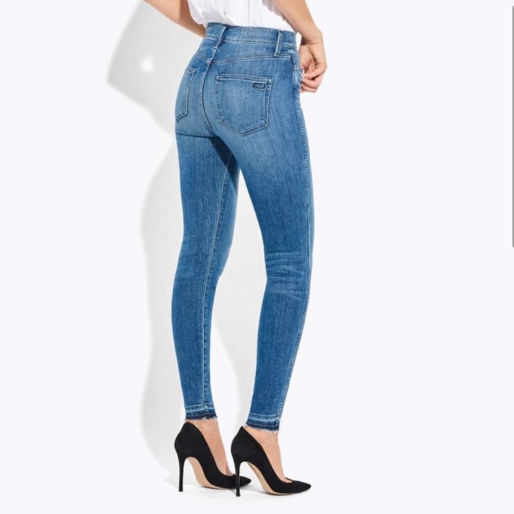 AYR The Riser High Rise Skinny Jeans in Neon Jupiter Size 25 - Picture 2 of 8
